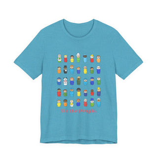 T-Shirt — “We the people.” Diverse People Illustration Patriotic Tee