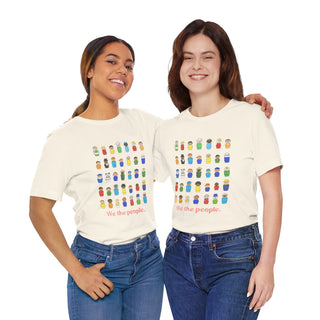 T-Shirt — “We the people.” Diverse People Illustration Patriotic Tee