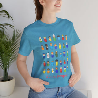 T-Shirt — “We the people.” Diverse People Illustration Patriotic Tee