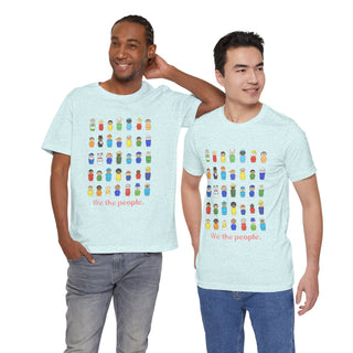 T-Shirt — “We the people.” Diverse People Illustration Patriotic Tee
