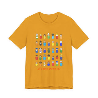 T-Shirt — “We the people.” Diverse People Illustration Patriotic Tee
