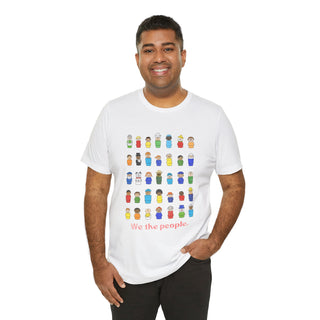 T-Shirt — “We the people.” Diverse People Illustration Patriotic Tee