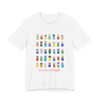 T-Shirt — “We the people.” Diverse People Illustration Patriotic Tee
