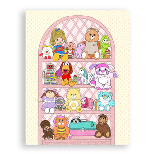 80s Toys Collection Print
