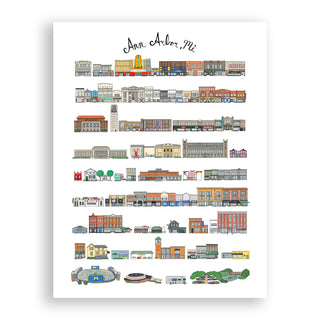 Ann Arbor, Michigan Print (Updated 2026)