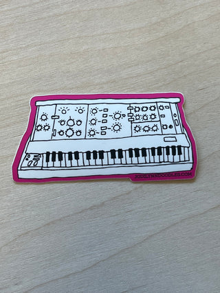 Synthesizer Vinyl Sticker