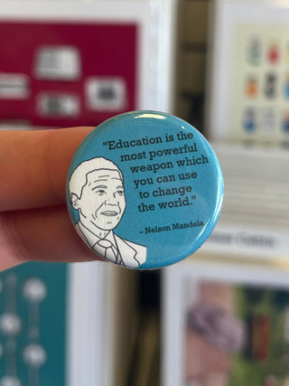 Nelson Mandela Button