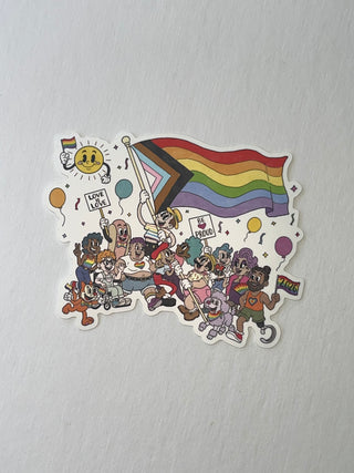 Pride Parade Vinyl Sticker
