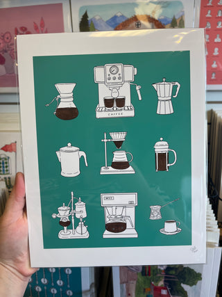 Coffee Machines Print