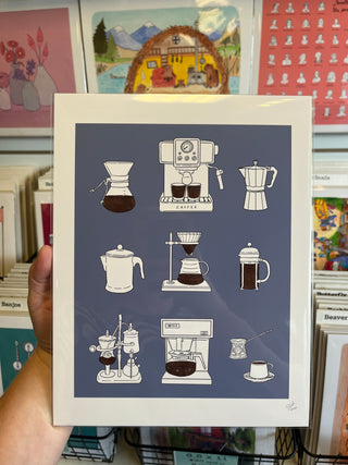 Coffee Machines Print