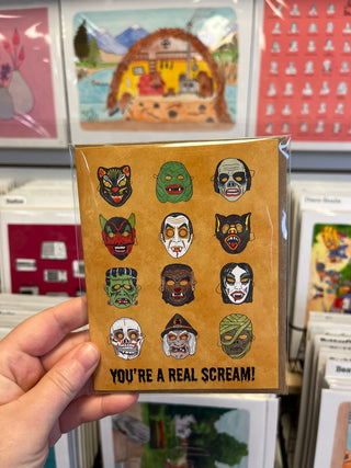 You're a Real Scream! Halloween Card
