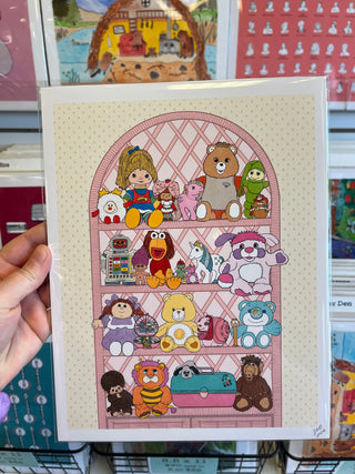 80s Toys Collection Print