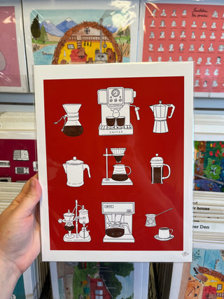 Coffee Machines Print