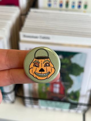 Trick or Treat Pails Halloween 1.25" Button