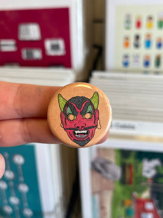 Halloween Masks 1.25" Button