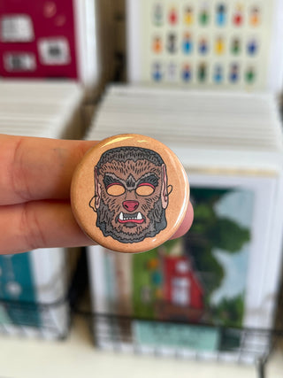 Halloween Masks 1.25" Button