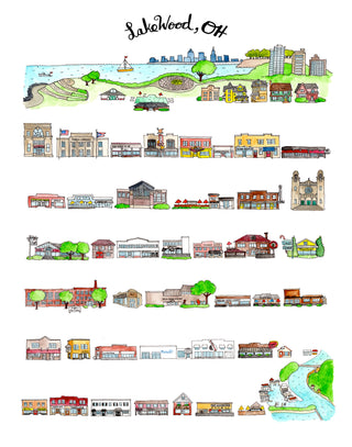 Lakewood, Ohio Print