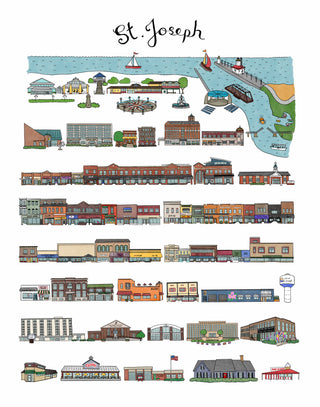 St Joseph, Michigan print