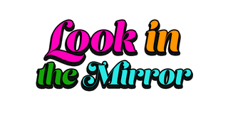 Look in the Mirror Vinyl Sticker