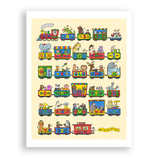 Alphabet Train Print