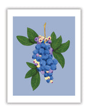 Load image into Gallery viewer, Blueberries in bloom print

