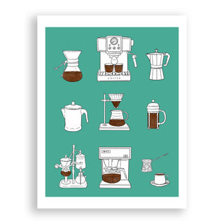 Coffee Machines Print
