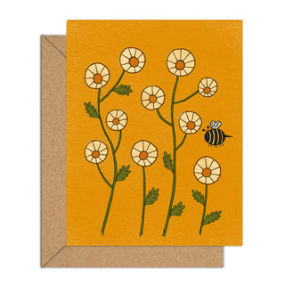Daises + Bee Card