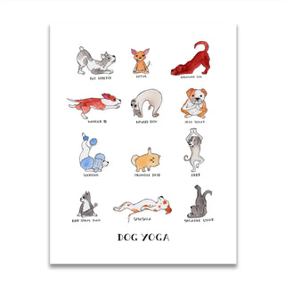 Dog Yoga Print