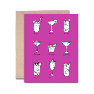 Classic Cocktails Card