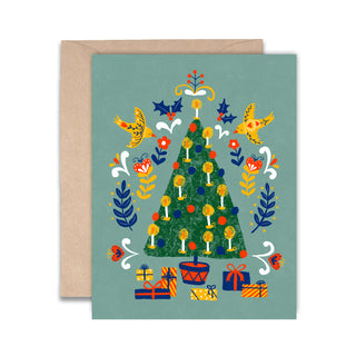 Dutch Christmas Tree Card