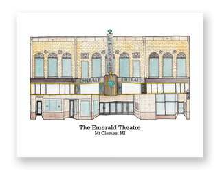 Emerald Theatre Print