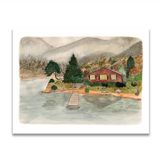 Fall Cabin Print