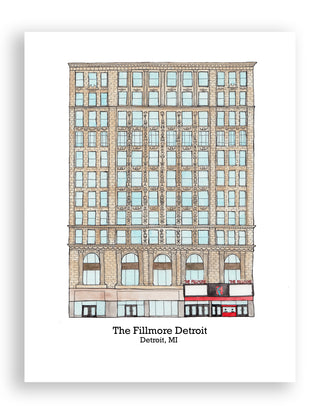 The Fillmore Detroit Music Venue Print