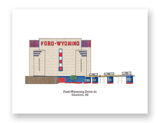 Ford-Wyoming Drive-In Theater Print