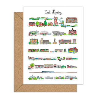 East Lansing, MI Card