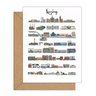 Lansing, Michigan Card