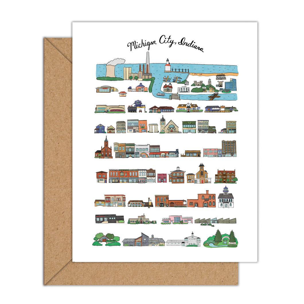 Michigan City, IN Card