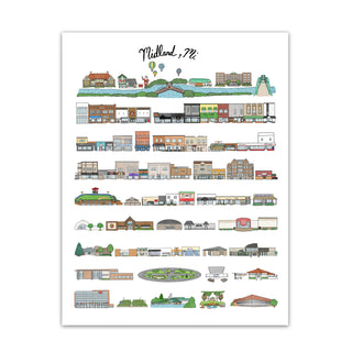 Midland, Michigan Print