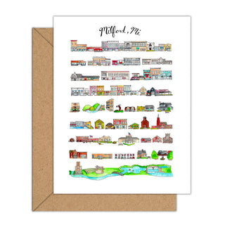 Milford, Michigan Card