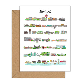 Novi, Michigan Card