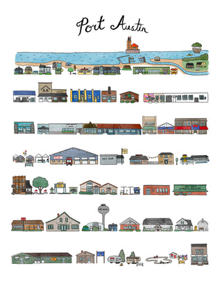 Port Austin Michigan Print