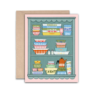 Pyrex on a Shelf Card