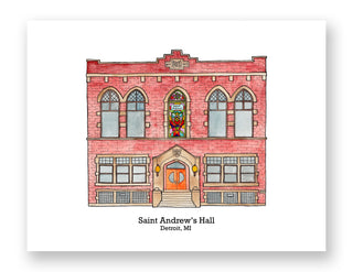 Saint Andrew's Hall Print
