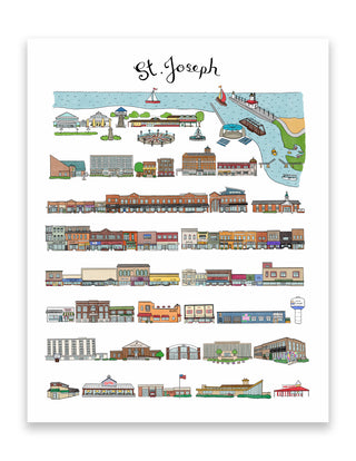 St Joseph, Michigan print