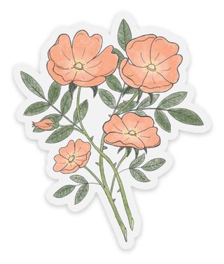 Briar Rose Clear Vinyl Sticker