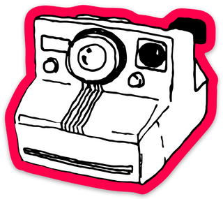 Polaroid Camera Vinyl Sticker
