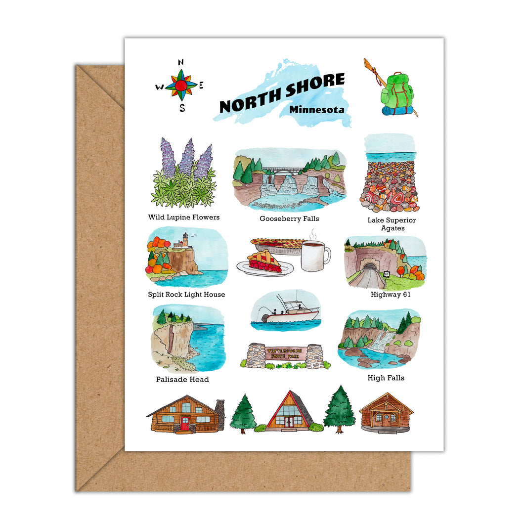North Shore Minnesota Card