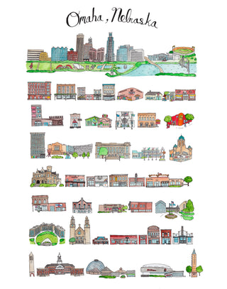 Omaha, Nebraska  Print