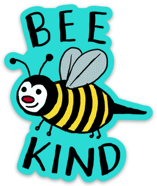Bee Kind Vinyl Sticker