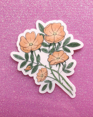 Briar Rose Clear Vinyl Sticker